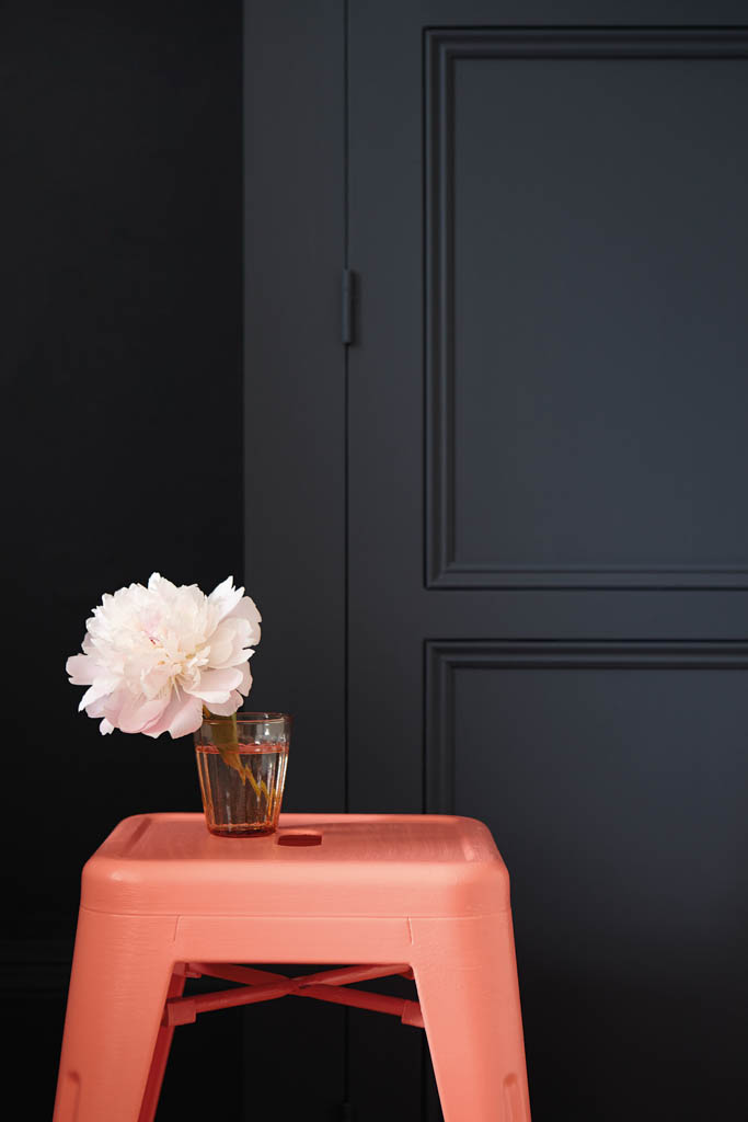 Interieur in dieprood